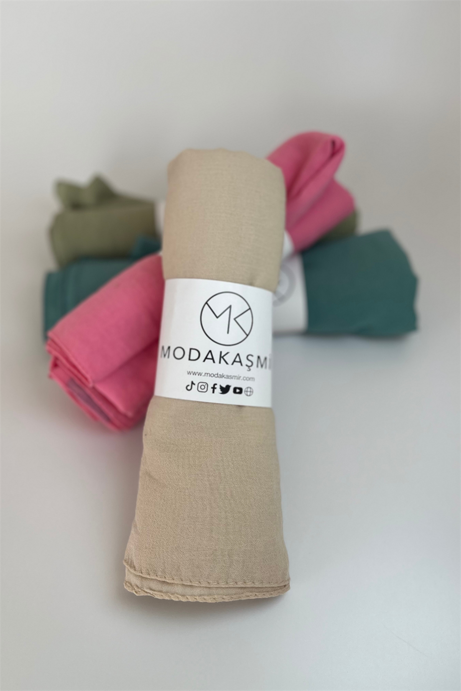Modakaşmir Soft Kraş Şal Taş Rengi