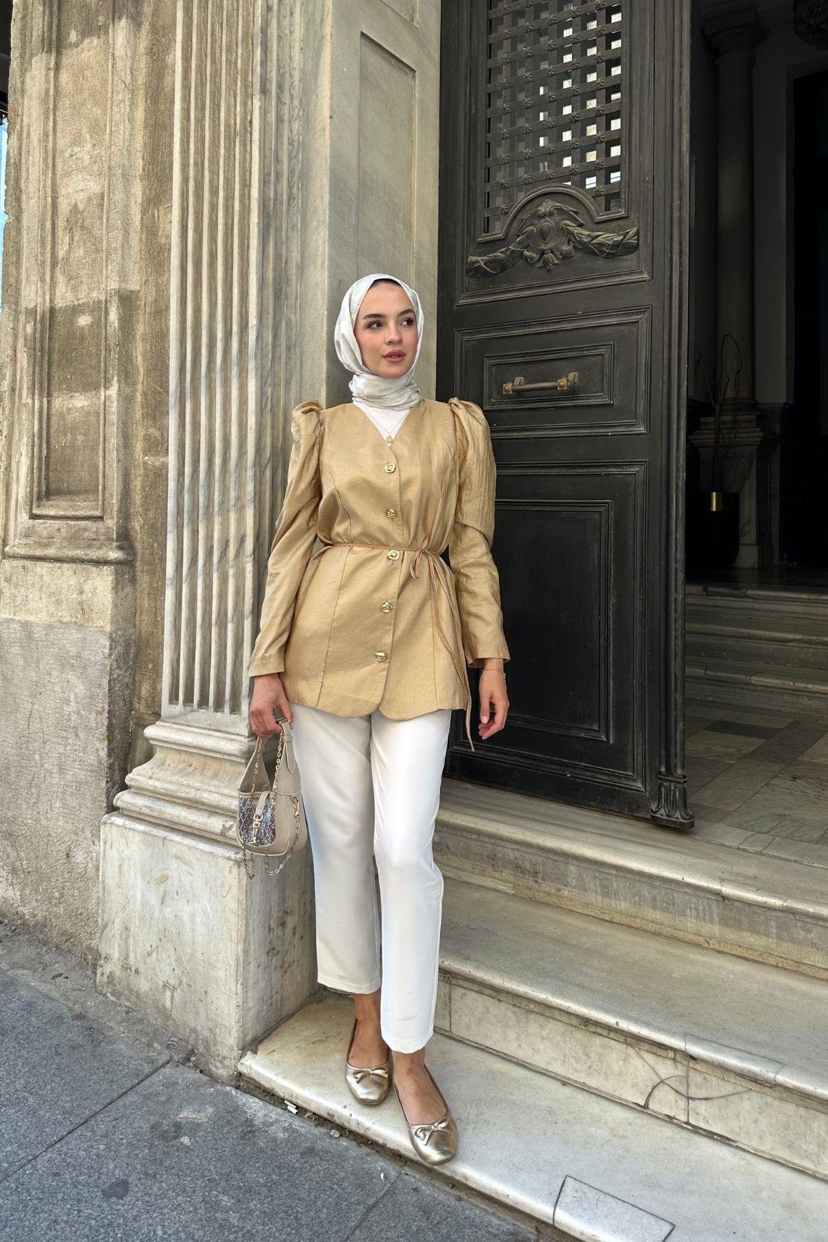 Moly Ceket Camel