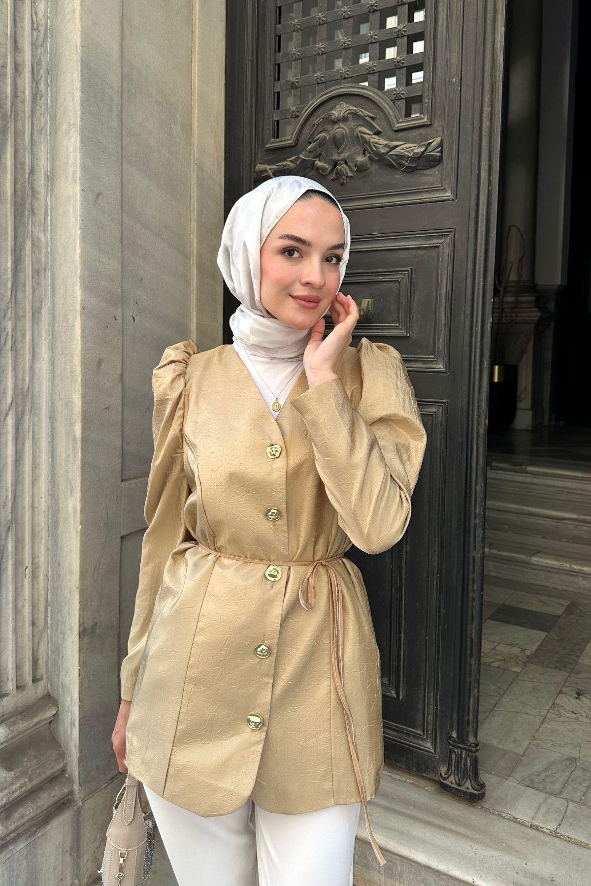 Moly Ceket Camel