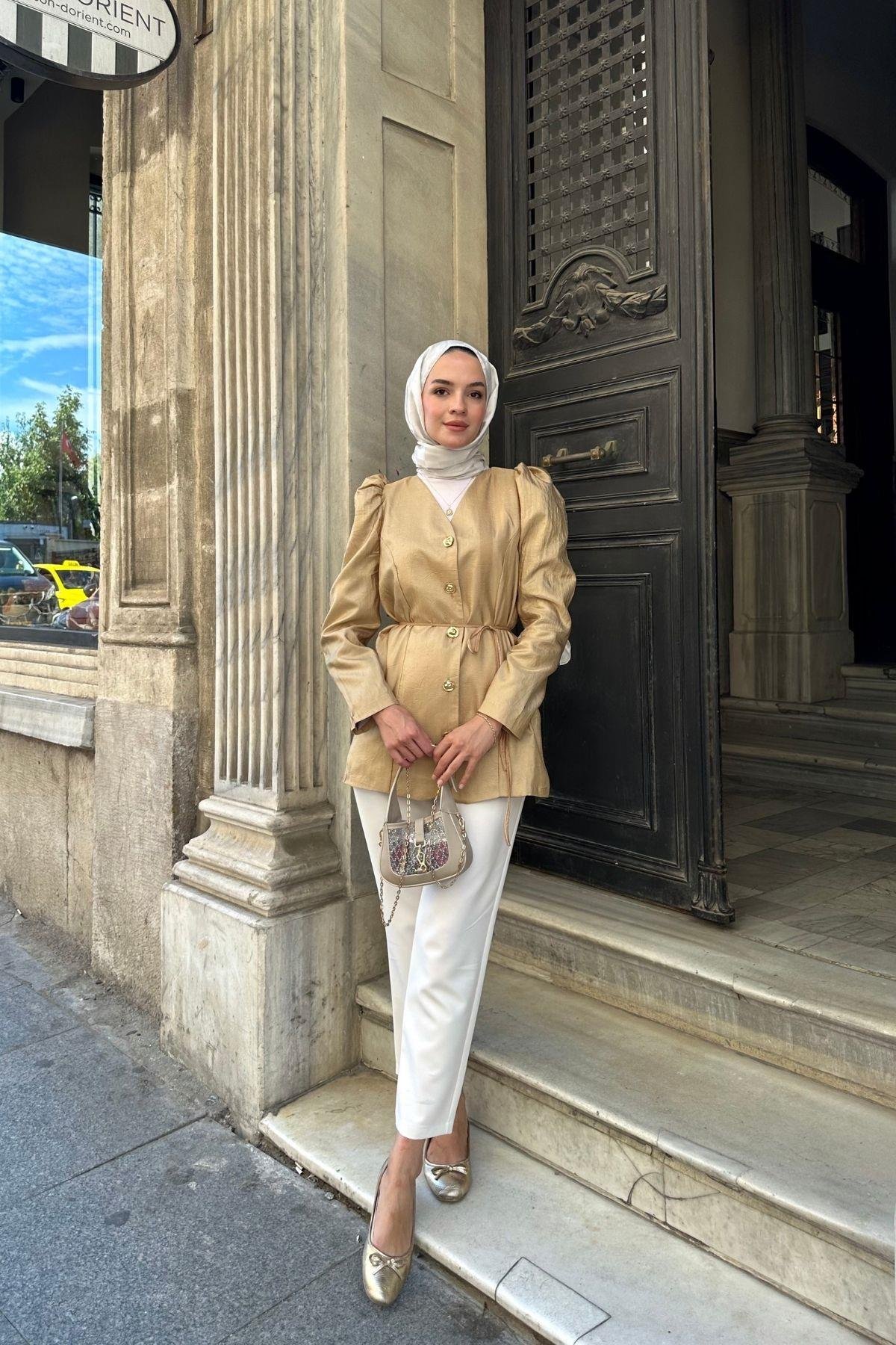Moly Ceket Camel