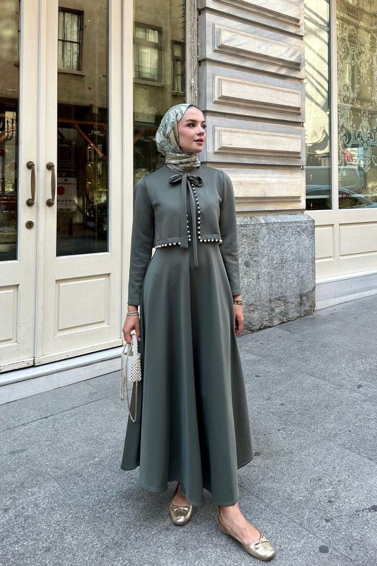 Mona Elbise Haki