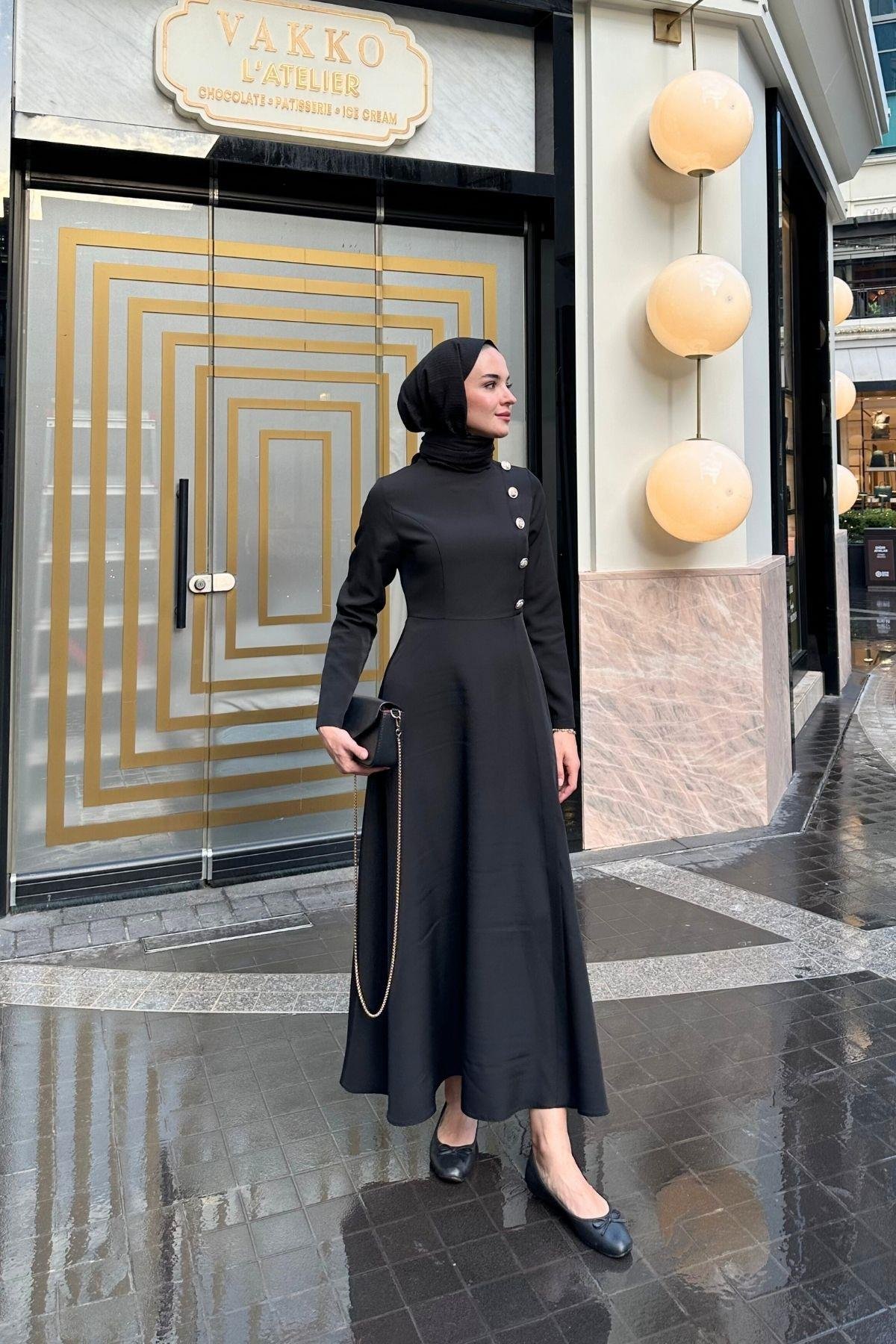 Muna Elbise Siyah