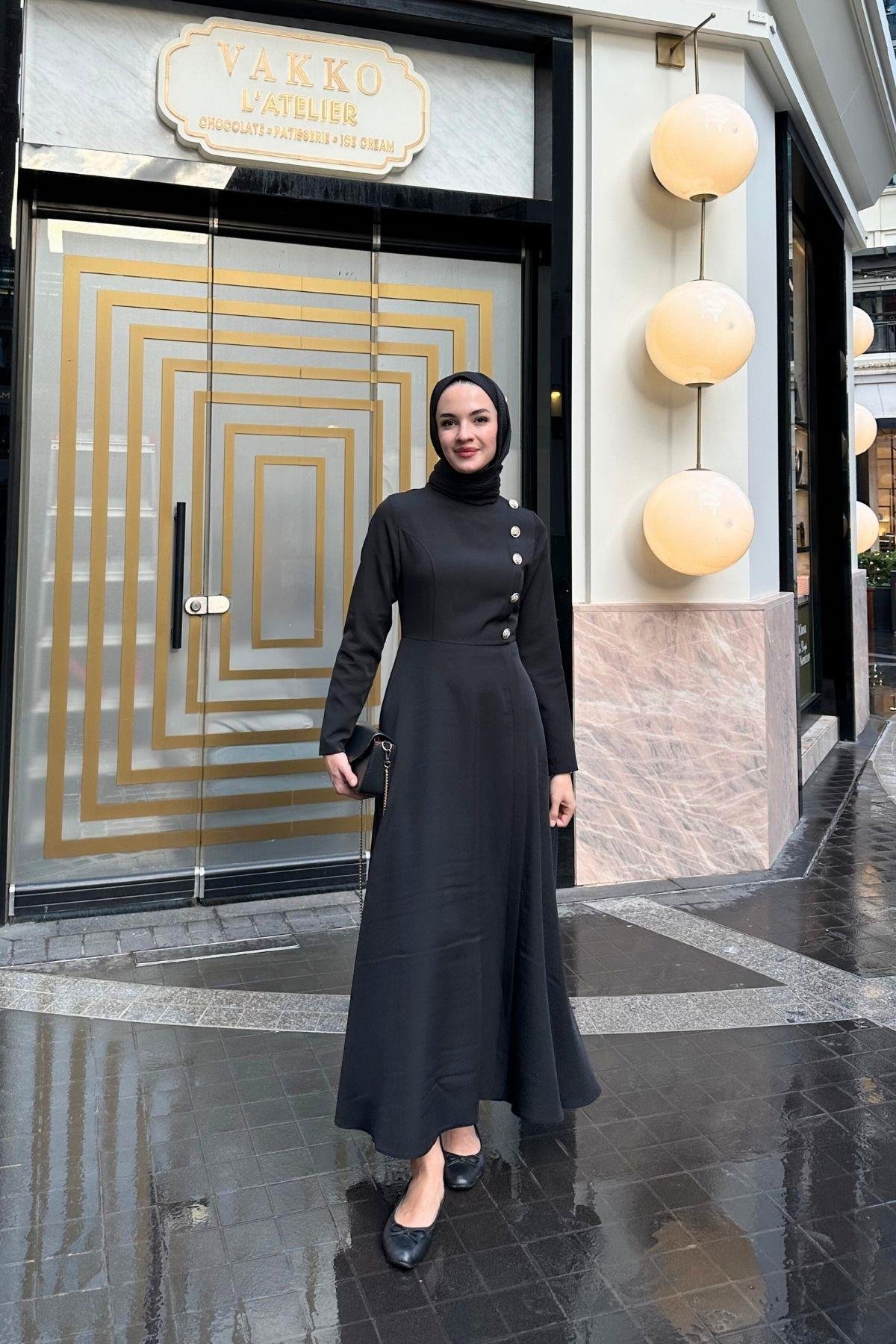 Muna Elbise Siyah