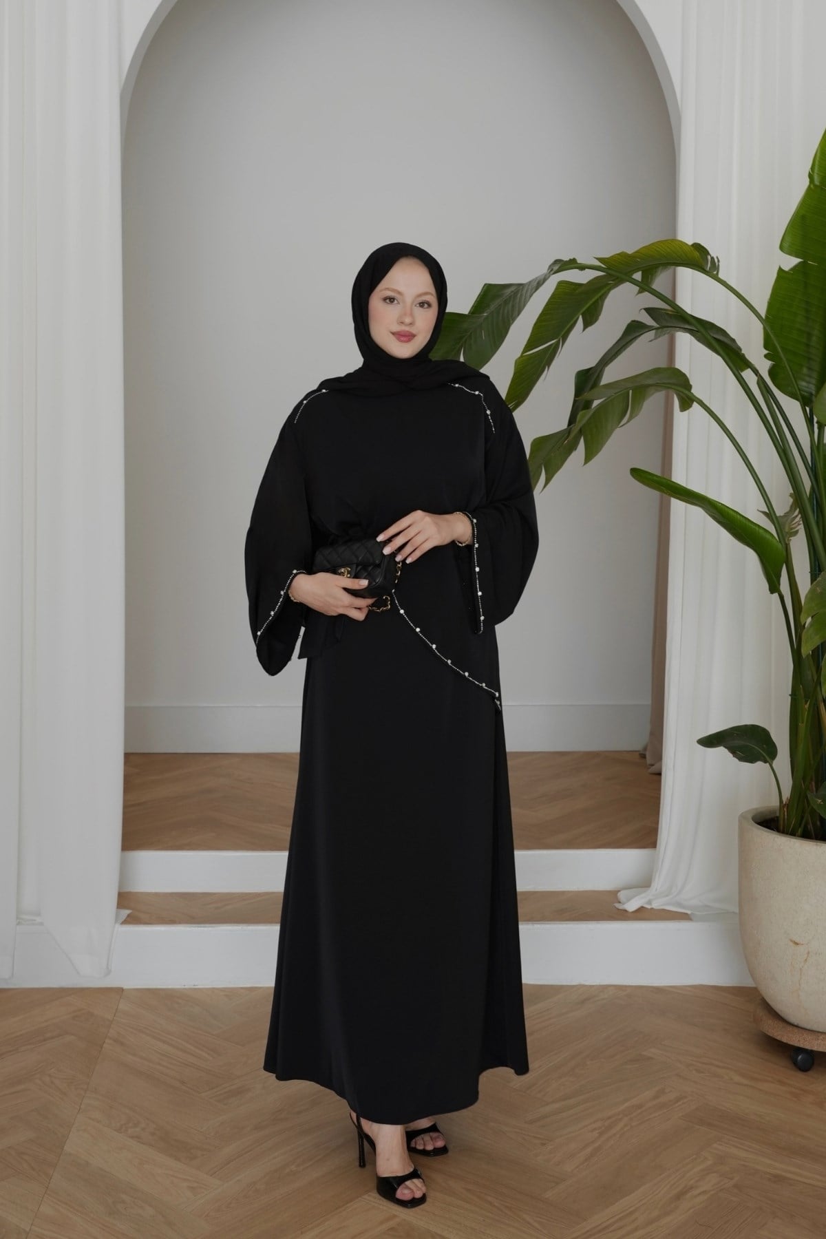 Nora Premium Elbise Siyah