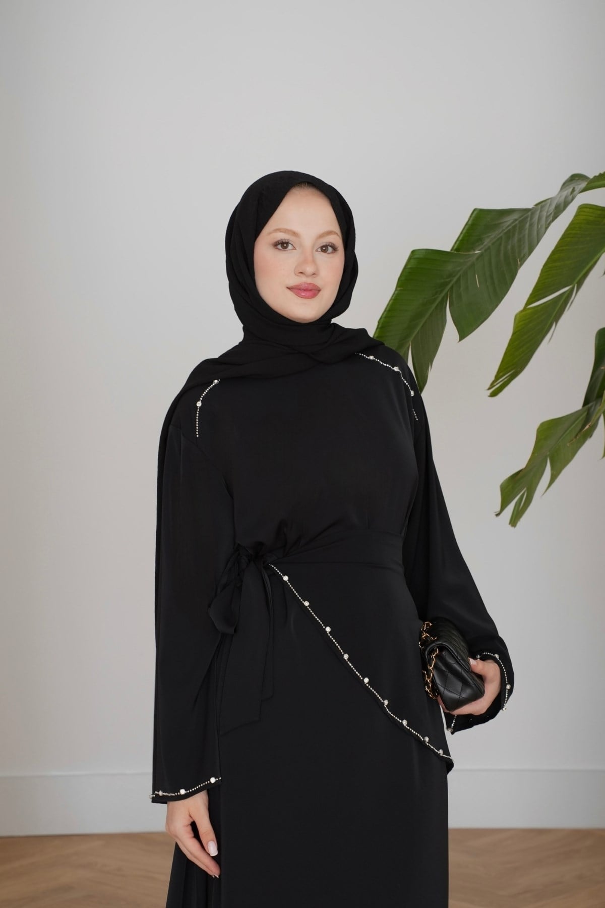 Nora Premium Elbise Siyah