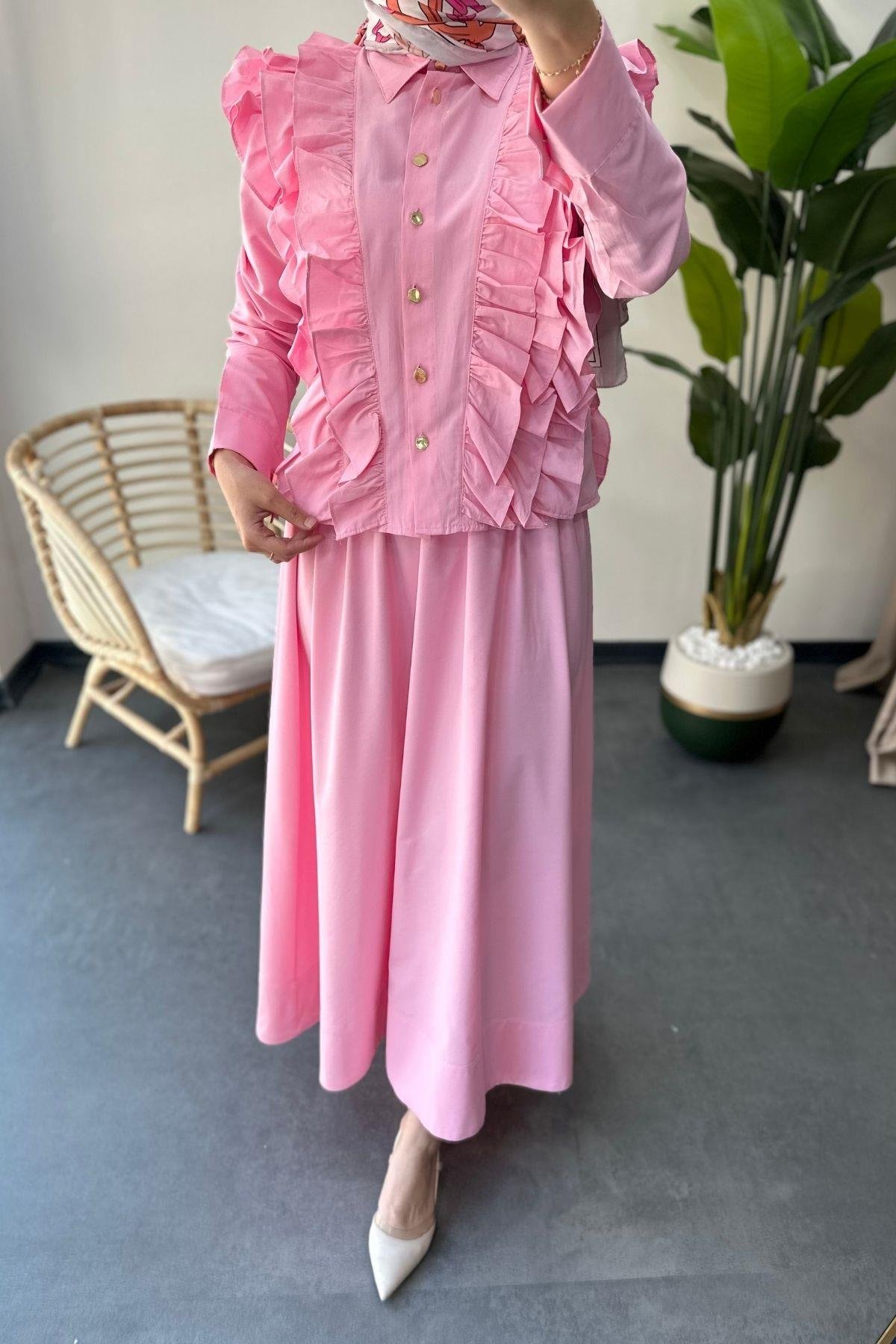 Nora Takım Pembe