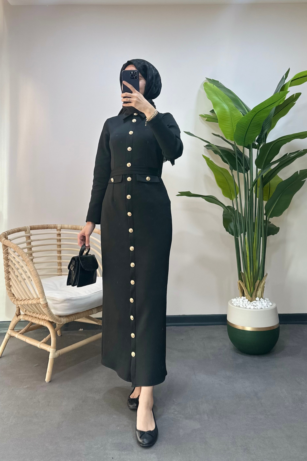 Pera Elbise Siyah