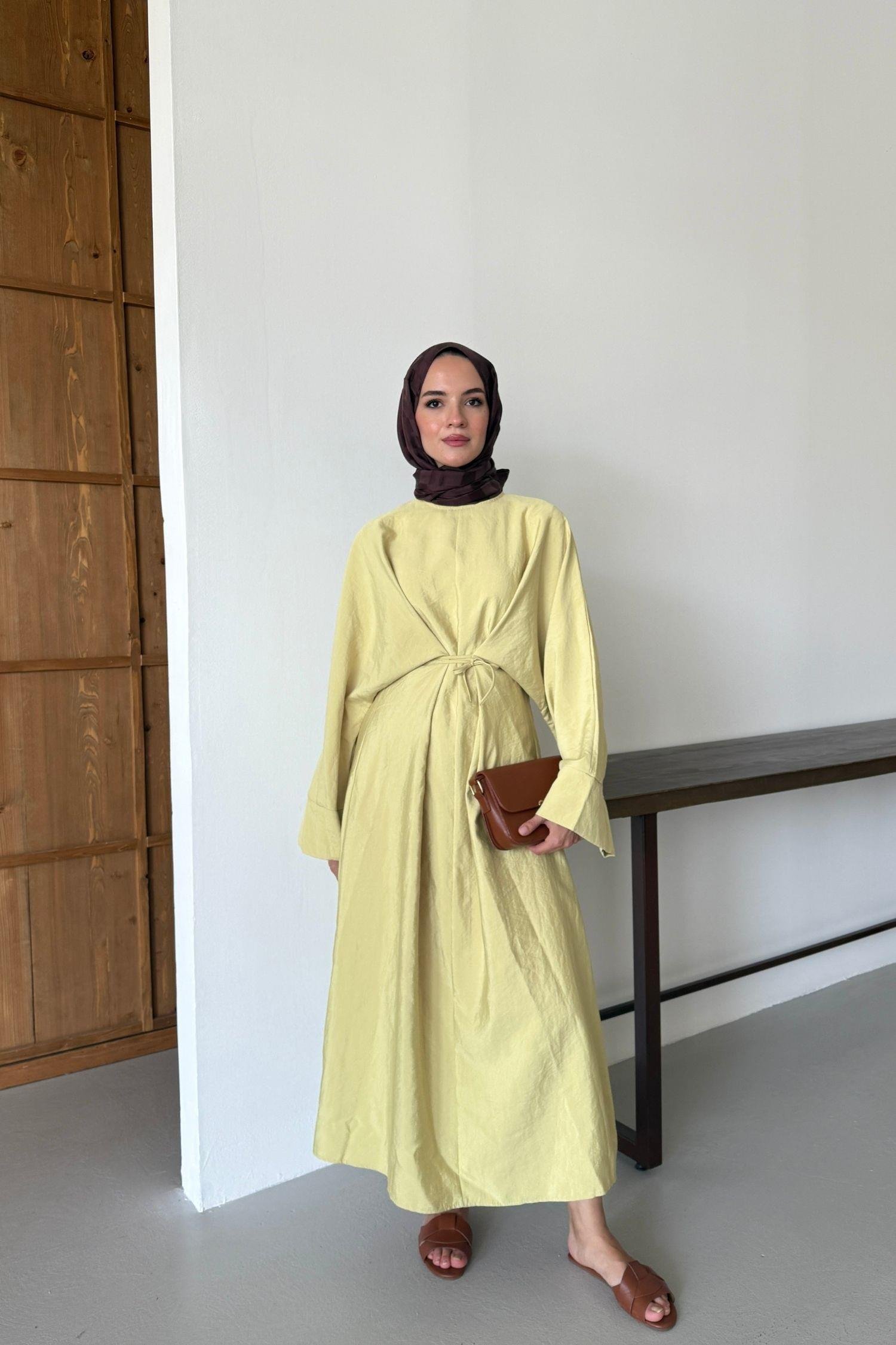 Perla Elbise Sarı