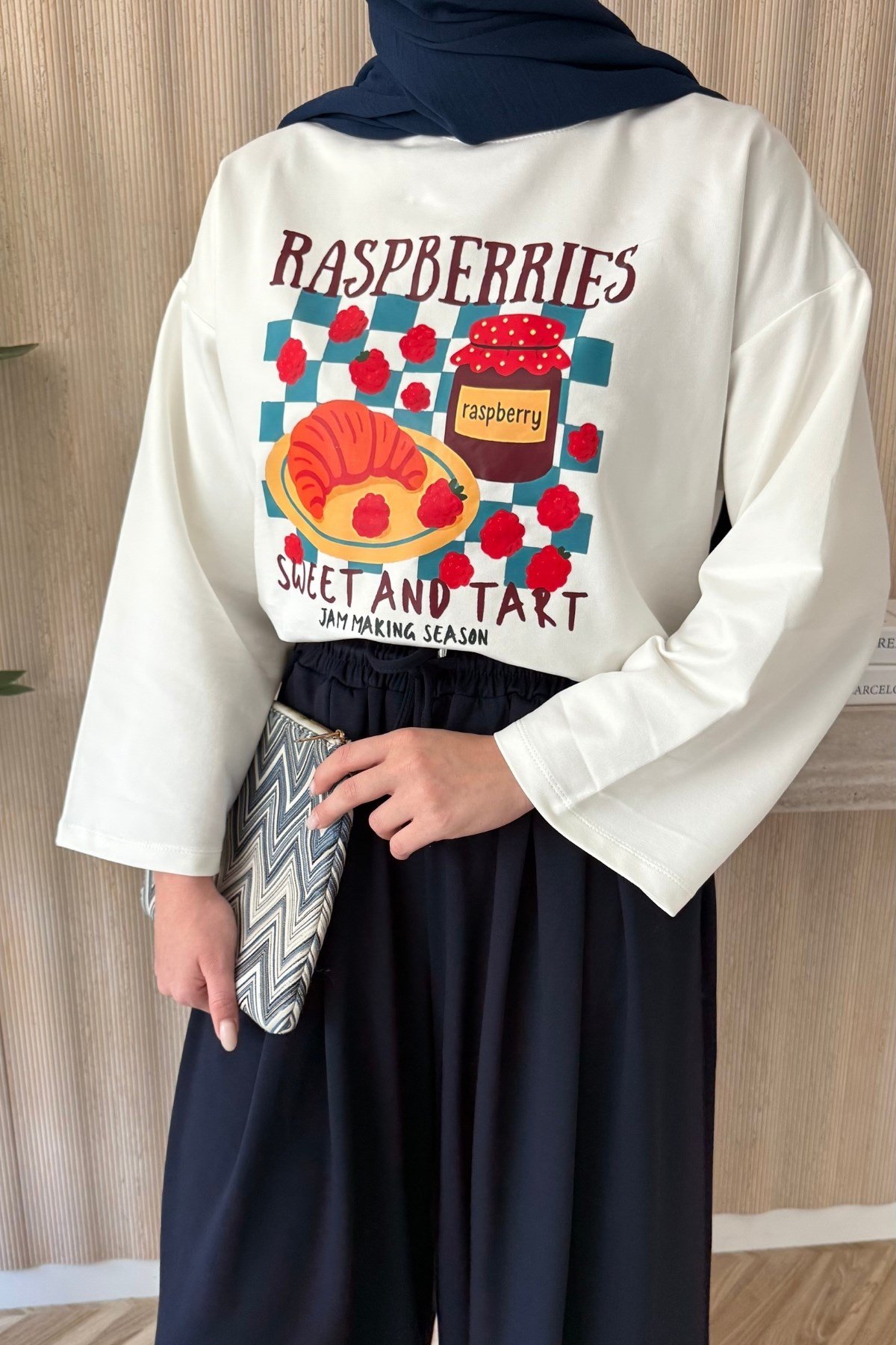 Raspberries Desenli Bluz