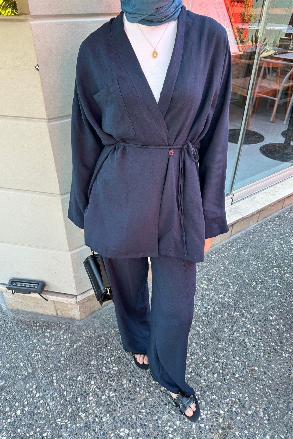 Rita Keten Oversize Takım Lacivert