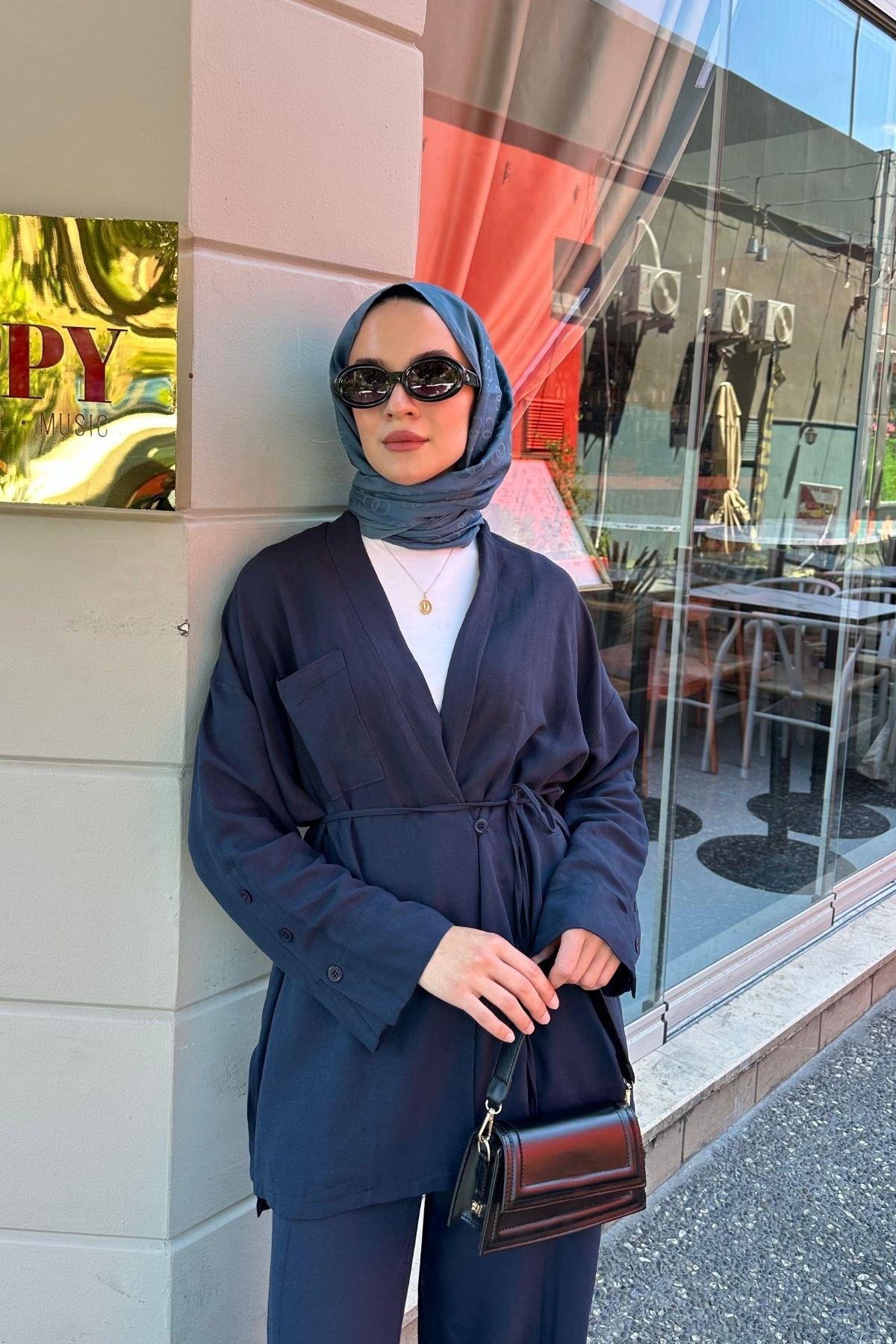 Rita Keten Oversize Takım Lacivert