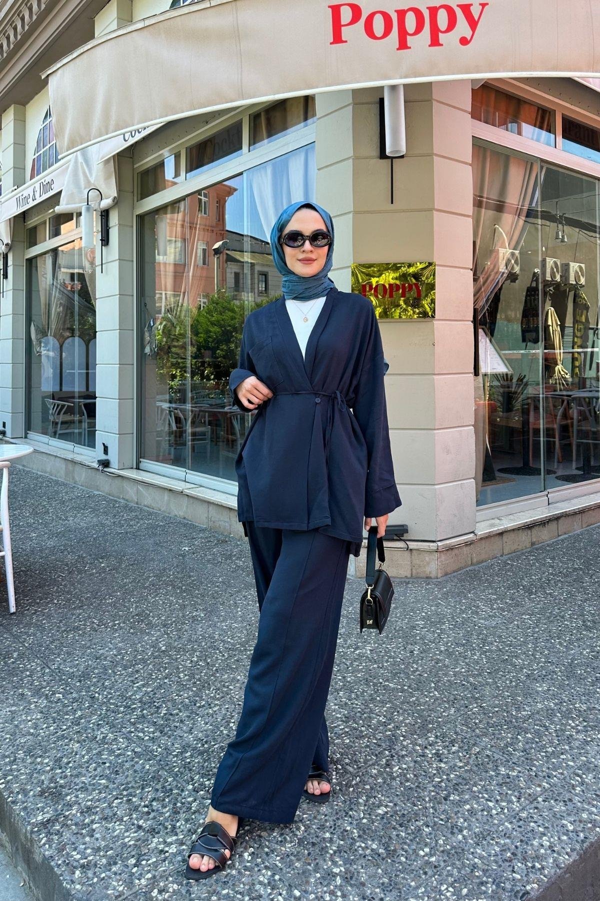 Rita Keten Oversize Takım Lacivert