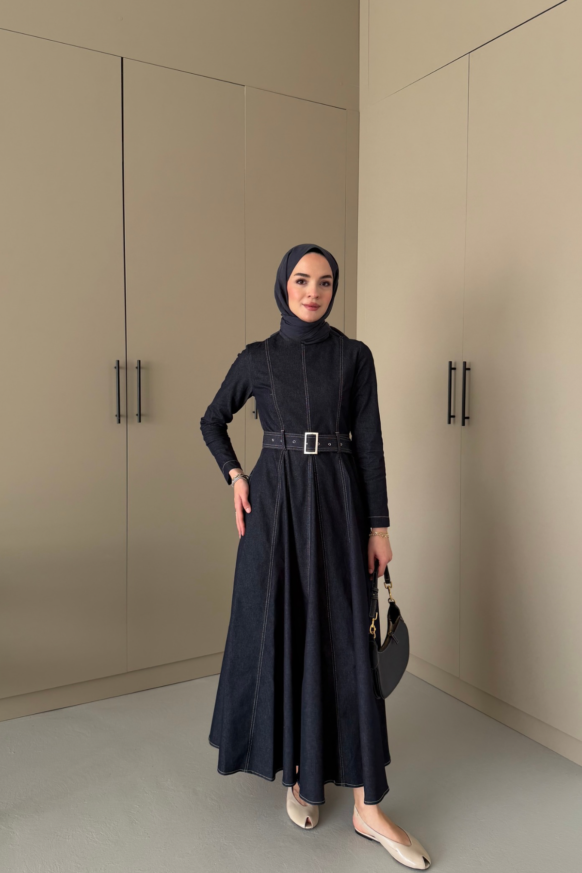 Rodi Denim Elbise Lacivert