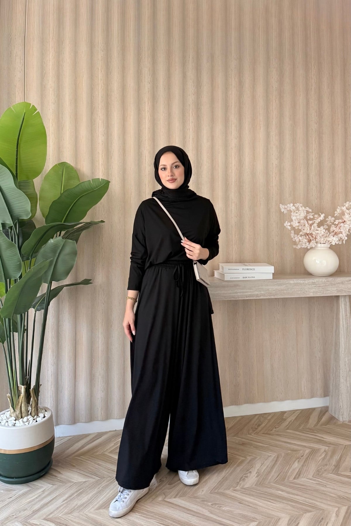 Sahra Oysh Takım Siyah
