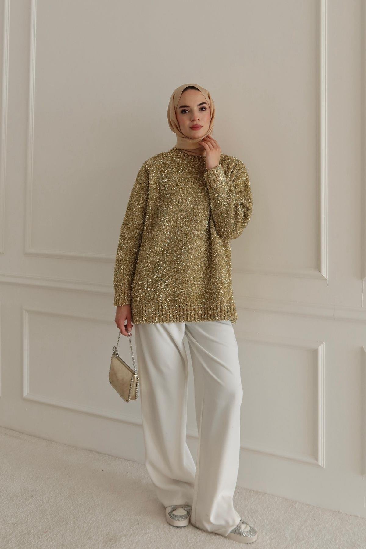 Simli Triko Kazak Gold