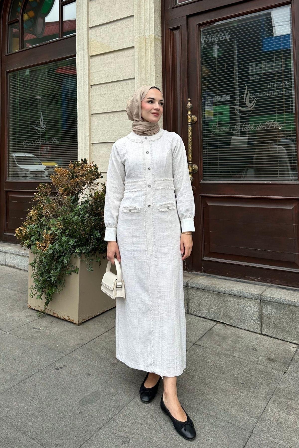 Vanessa Elbise Taş Rengi