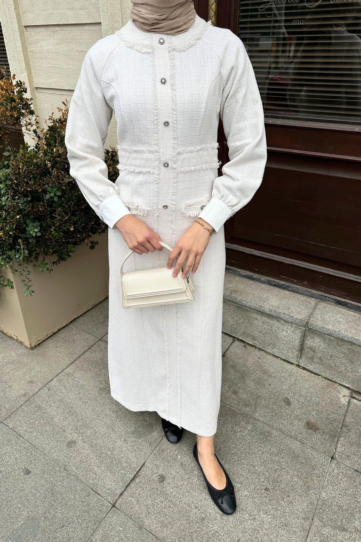 Vanessa Elbise Taş Rengi