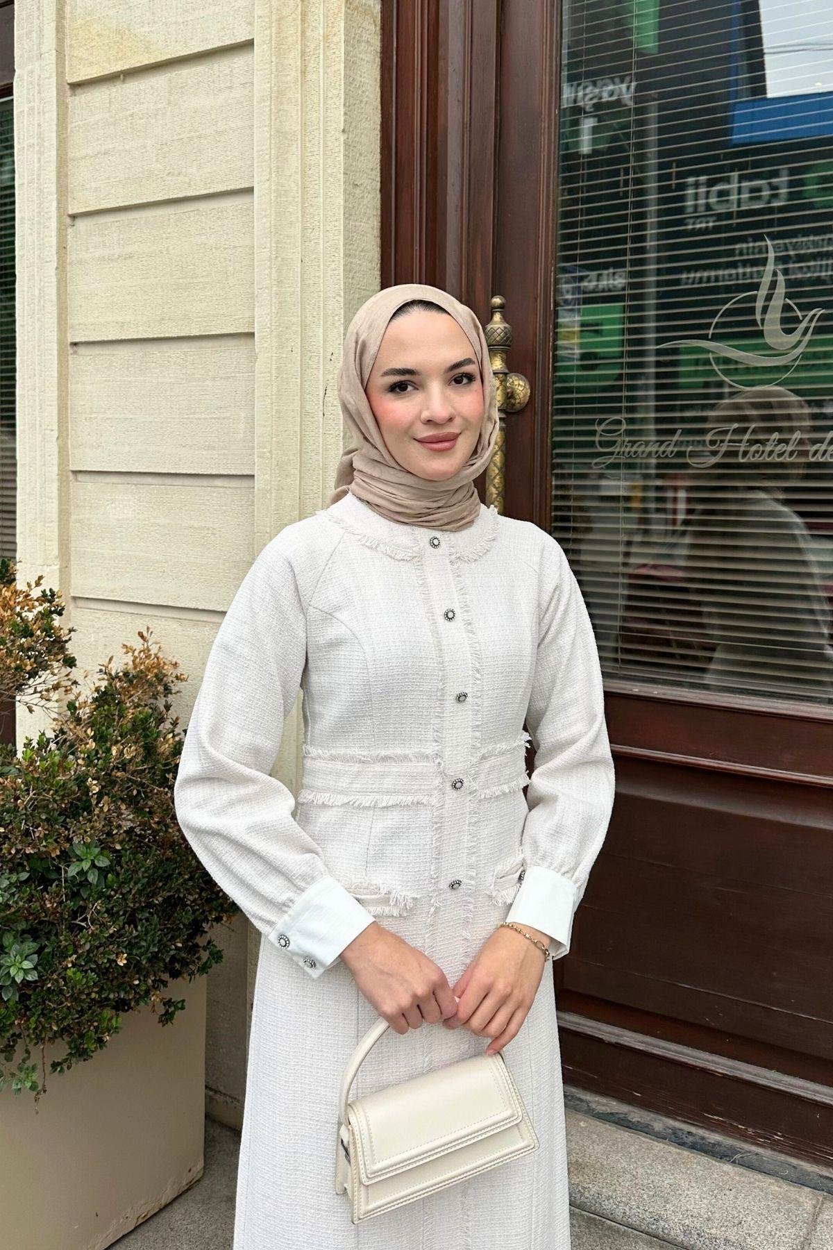 Vanessa Elbise Taş Rengi