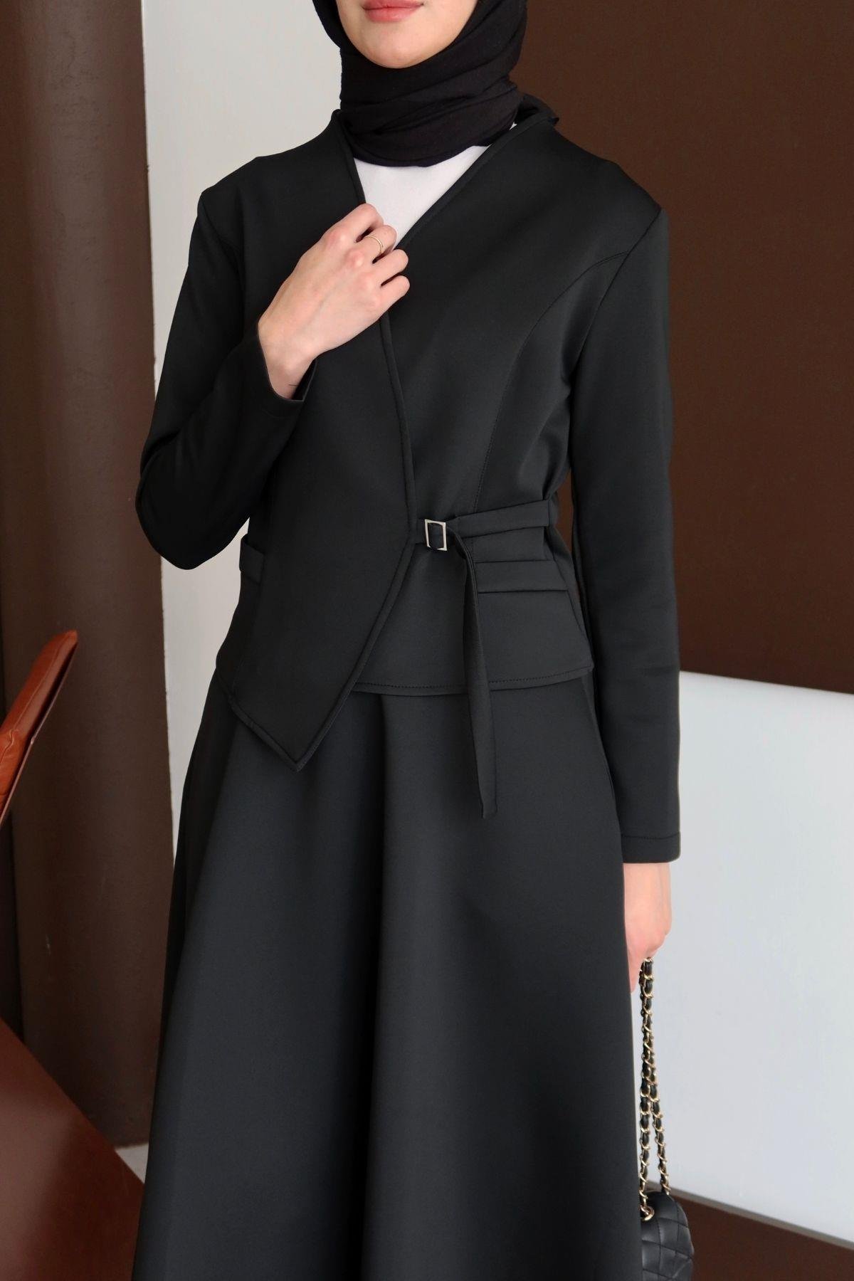 Velvet Takım Siyah