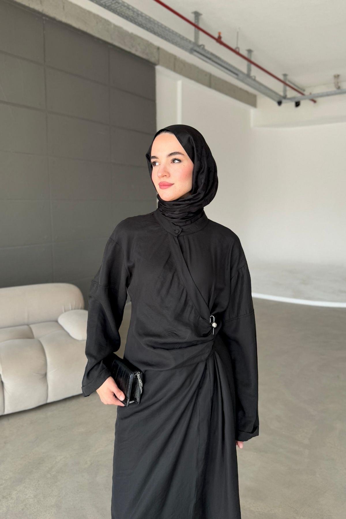 Verni Elbise Siyah