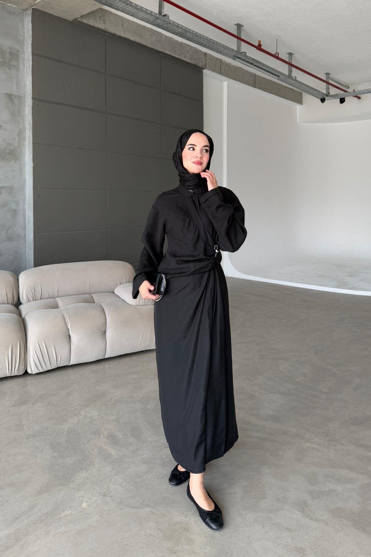 Verni Elbise Siyah