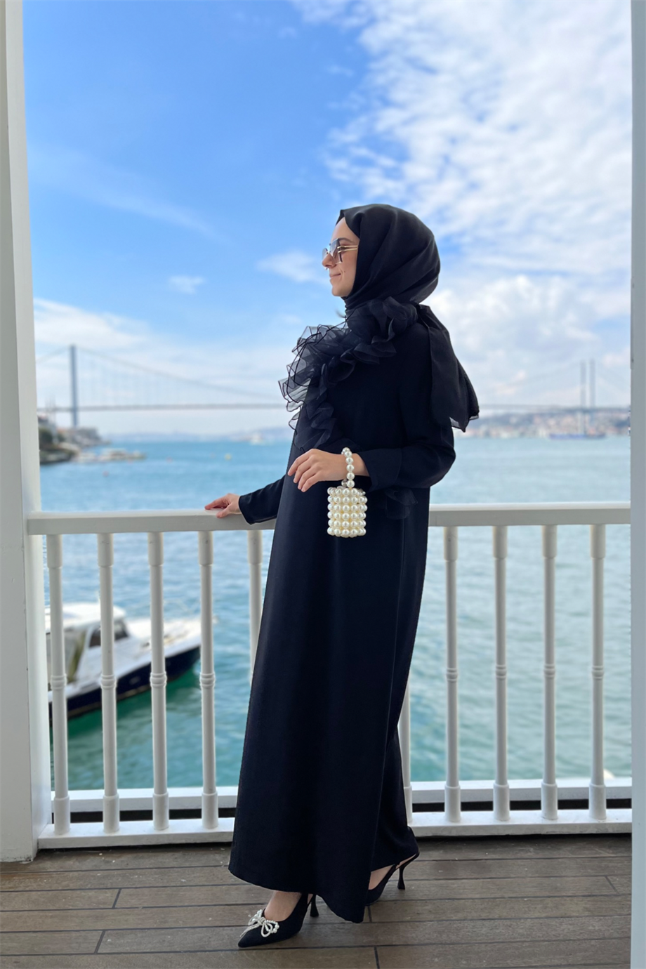 Vesna Elbise Siyah