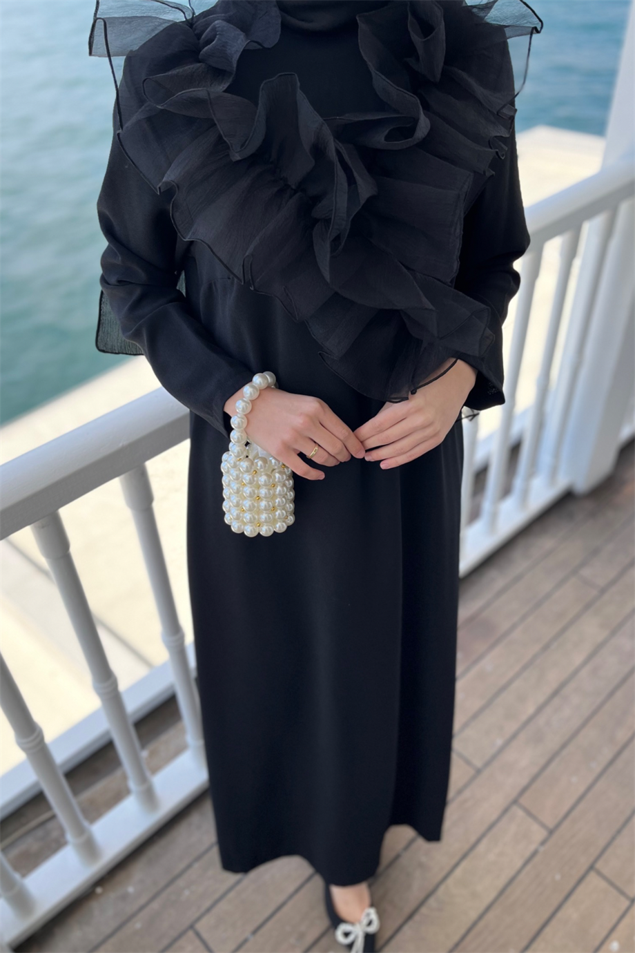 Vesna Elbise Siyah