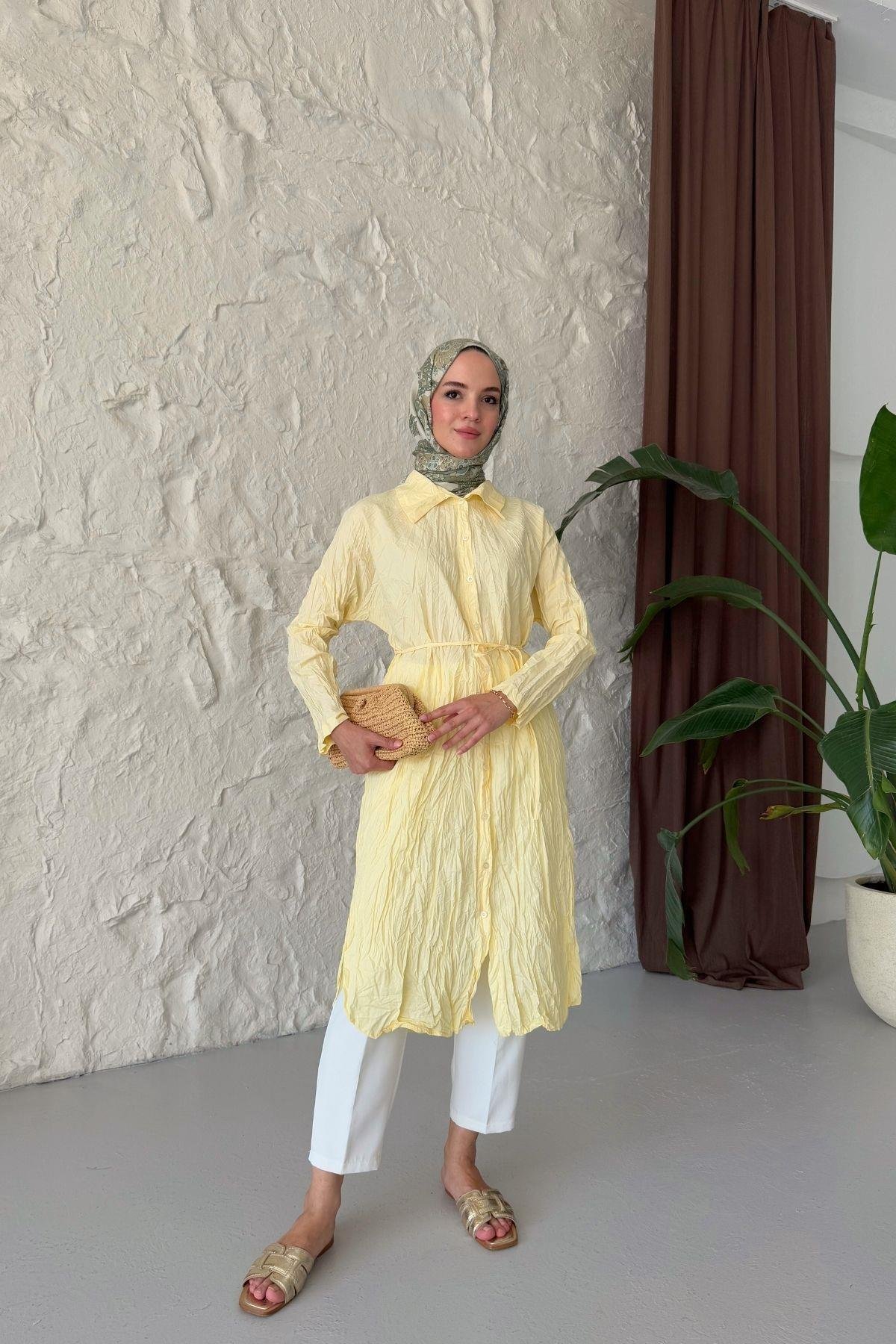Vual Crush Tunik Sarı