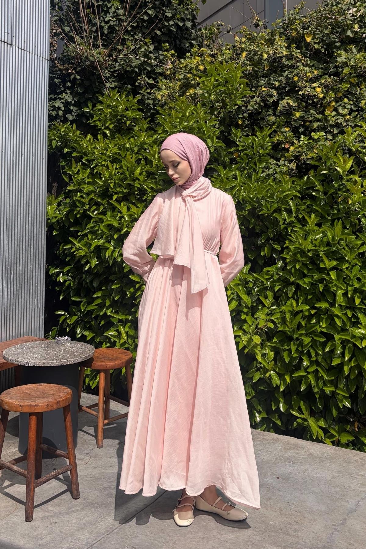 Zerde Elbise Pembe