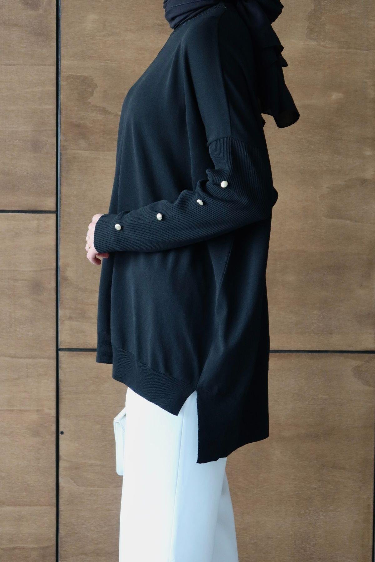 Zra Model Triko Tunik Siyah