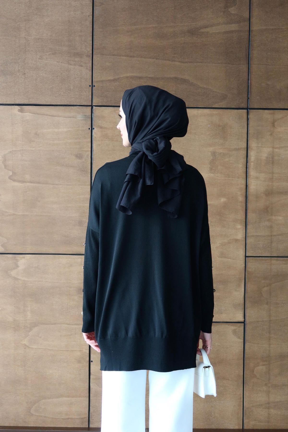 Zra Model Triko Tunik Siyah