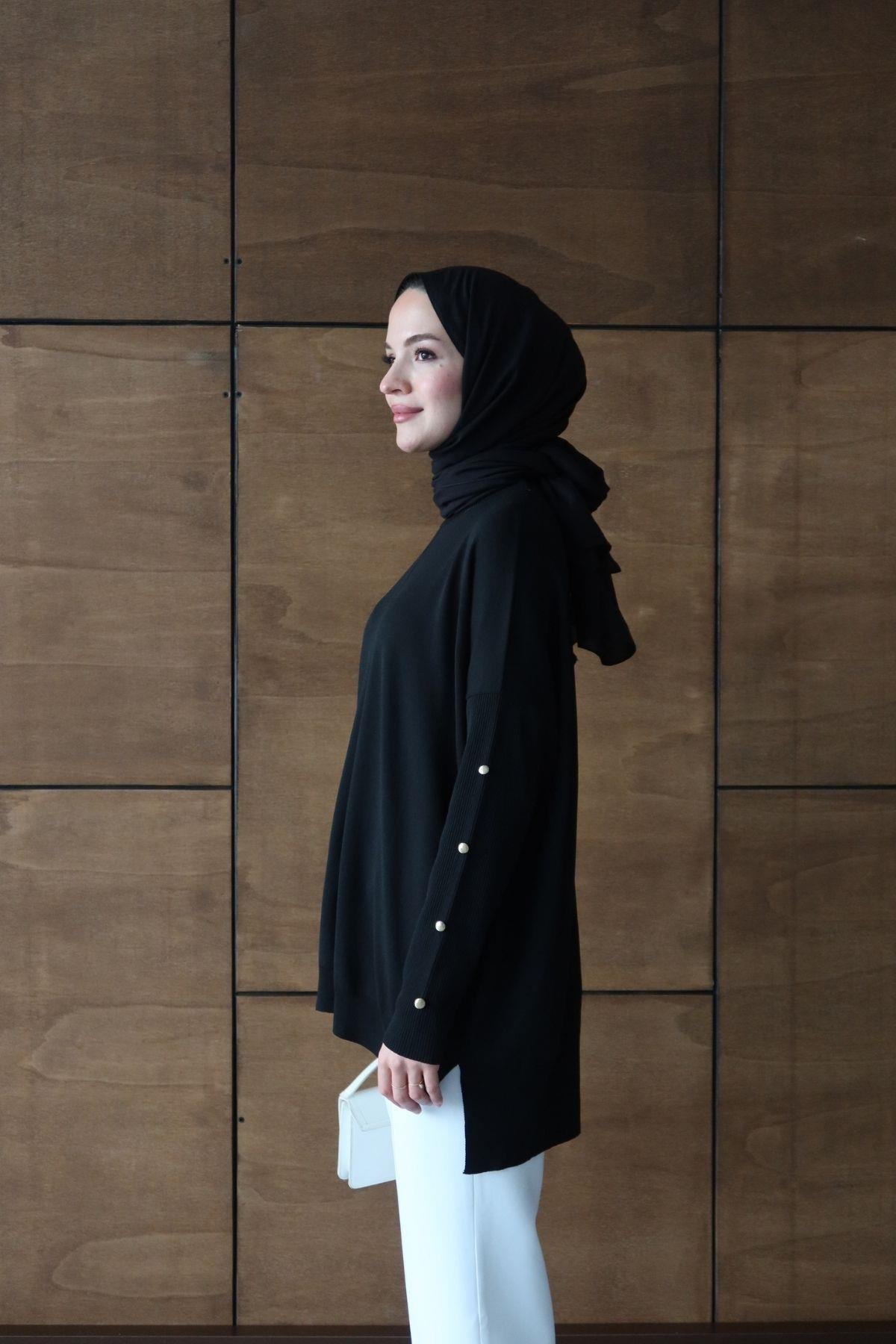 Zra Model Triko Tunik Siyah
