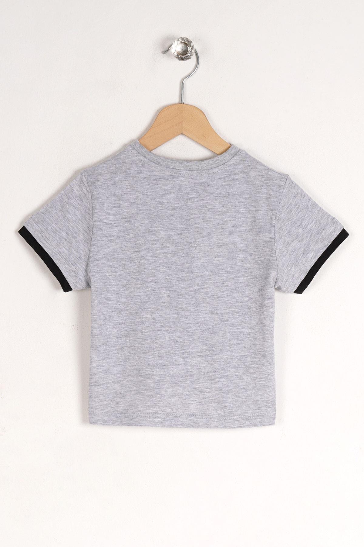 Acar 122070 Erkek Cocuk 2-5 Yas UP Yazı  Baskılı Kısa Kol Tshırt