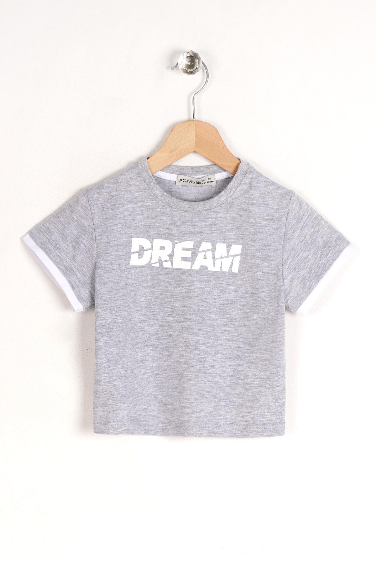 Acar 122195 Erkek Cocuk 2-5 Yas Dreams Baskılı Kısa Kol Tshırt