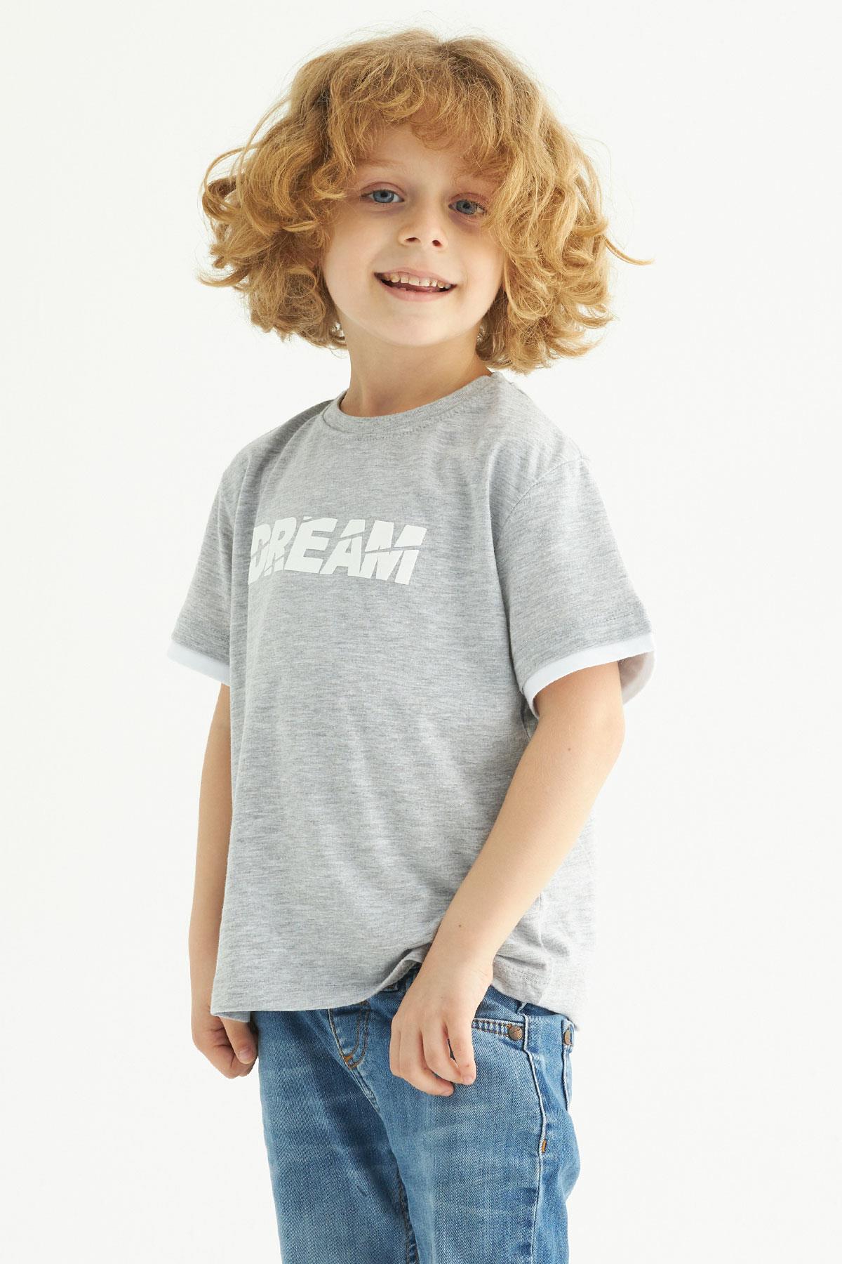 Acar 122195 Erkek Cocuk 2-5 Yas Dreams Baskılı Kısa Kol Tshırt