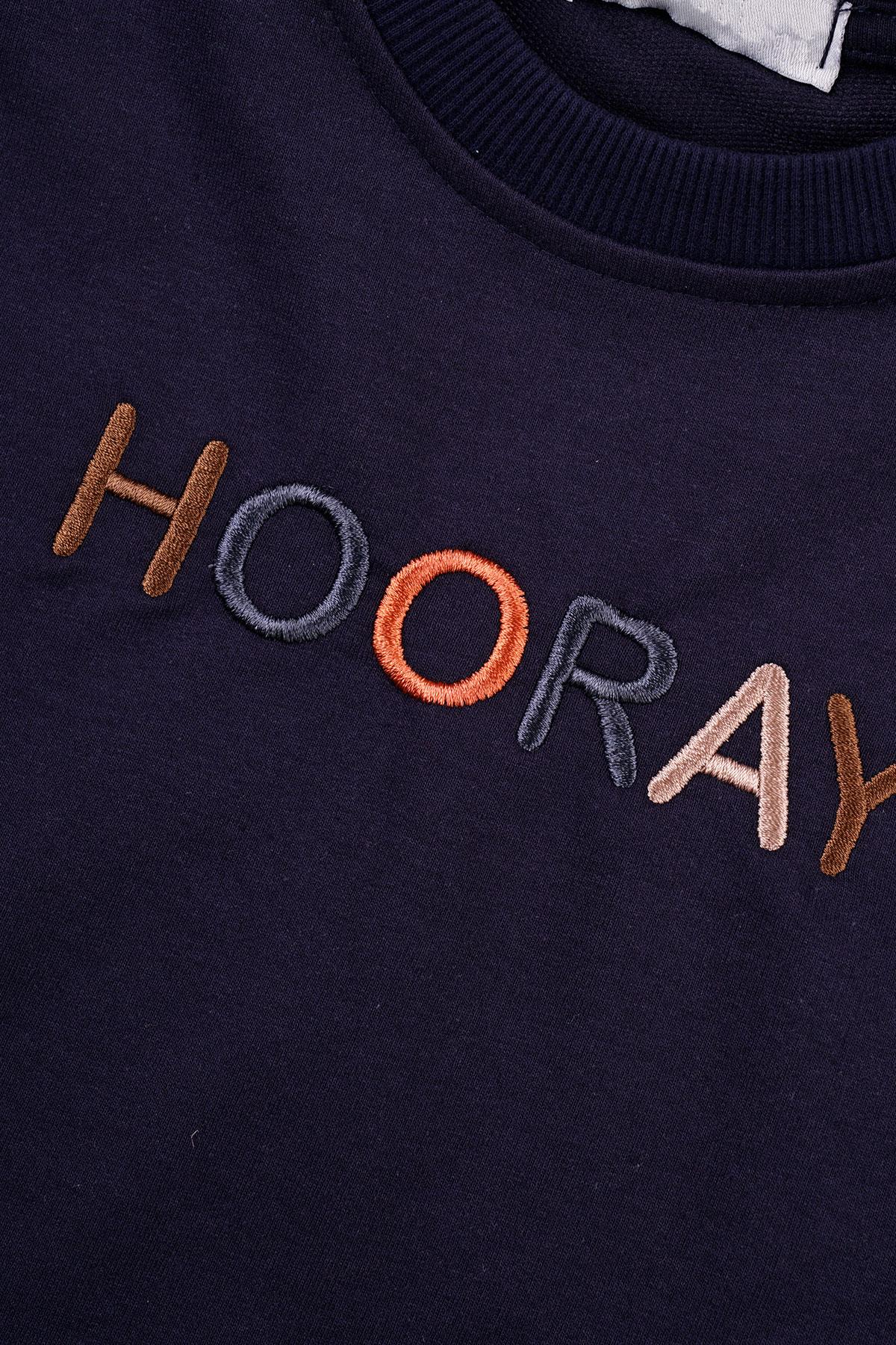 Acar 123055 Erkek Cocuk 2-5 Hooray Baskılı Ikılı Takım