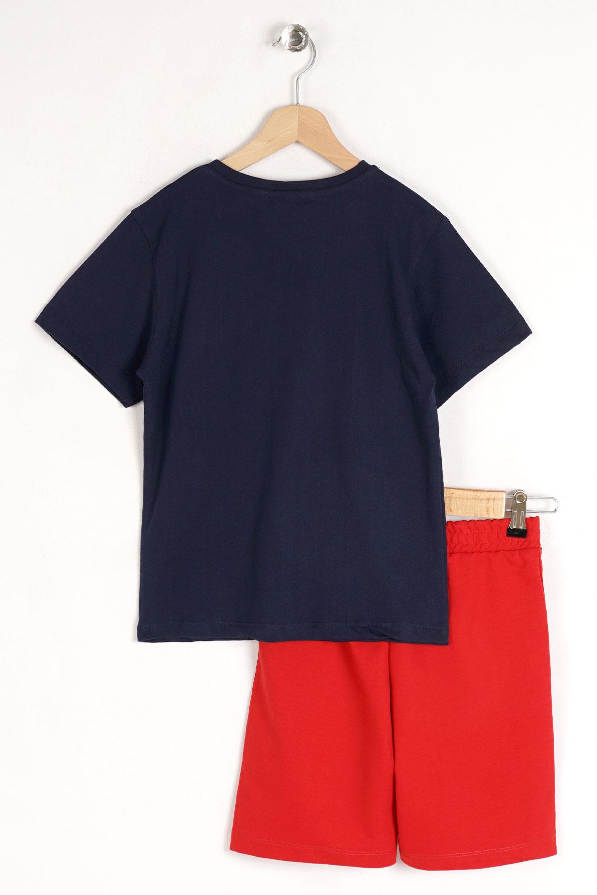 Acar 322096 Erkek Cocuk 8-12  Yas Never Baskılı Kaprılı Takım