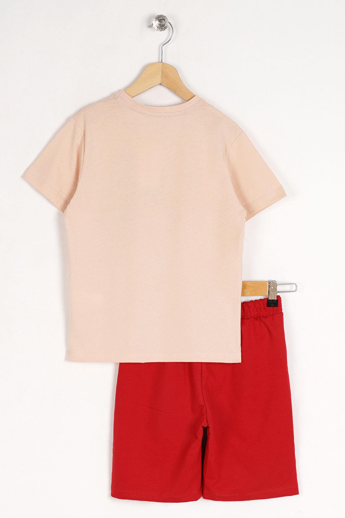 Acar 322098 Erkek Cocuk 9-13 Yas Get Over It Baskılı Kaprılı Takım