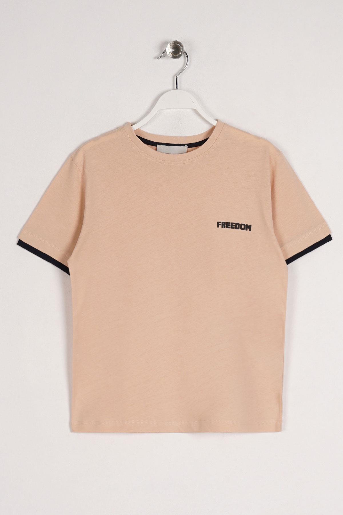 Acar 322120 Erkek Cocuk 10-13 Yas Freedom Baskılı Tshırt