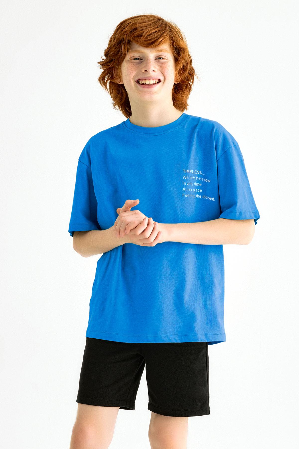 Acar 322156 Erkek Cocuk 10-13 Yas Tımeless Baskılı Tshırt