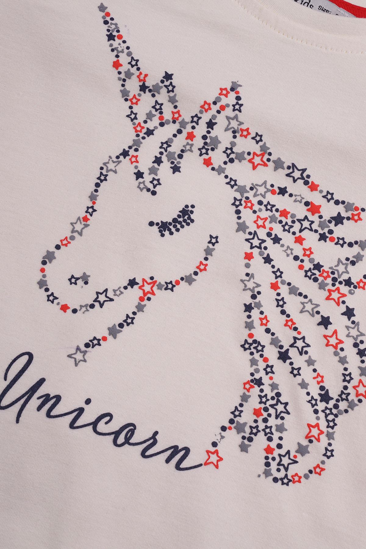 Acar 3487 Kız Cocuk 2-5 Unıcorn Ikılı Takım