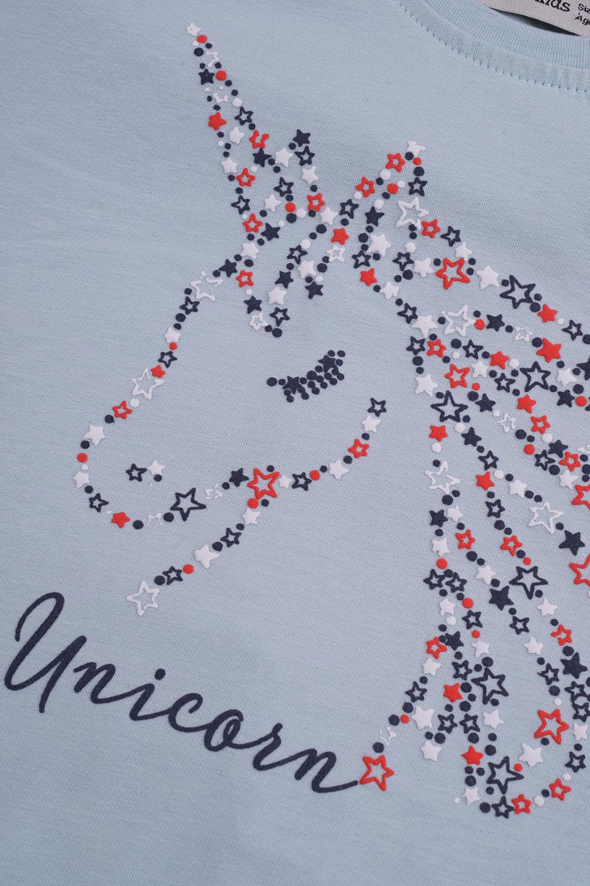 Acar 3487 Kız Cocuk 2-5 Unıcorn Ikılı Takım