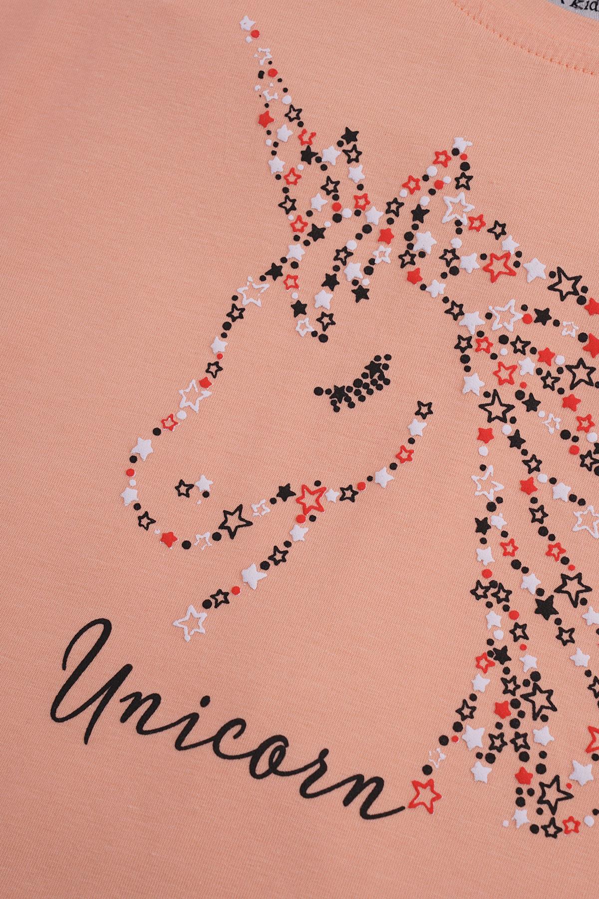 Acar 3487 Kız Cocuk 2-5 Unıcorn Ikılı Takım