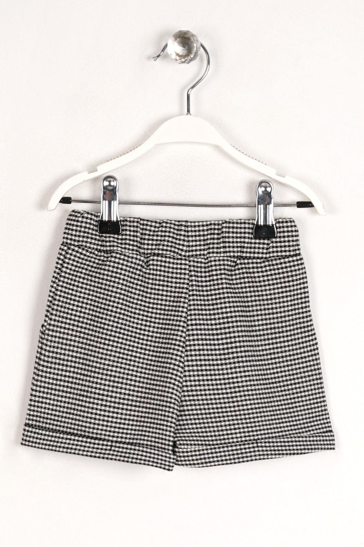 Acar 523013 Kız Cocuk 2-5 Yas Pitikareli Fiyonklu Sort