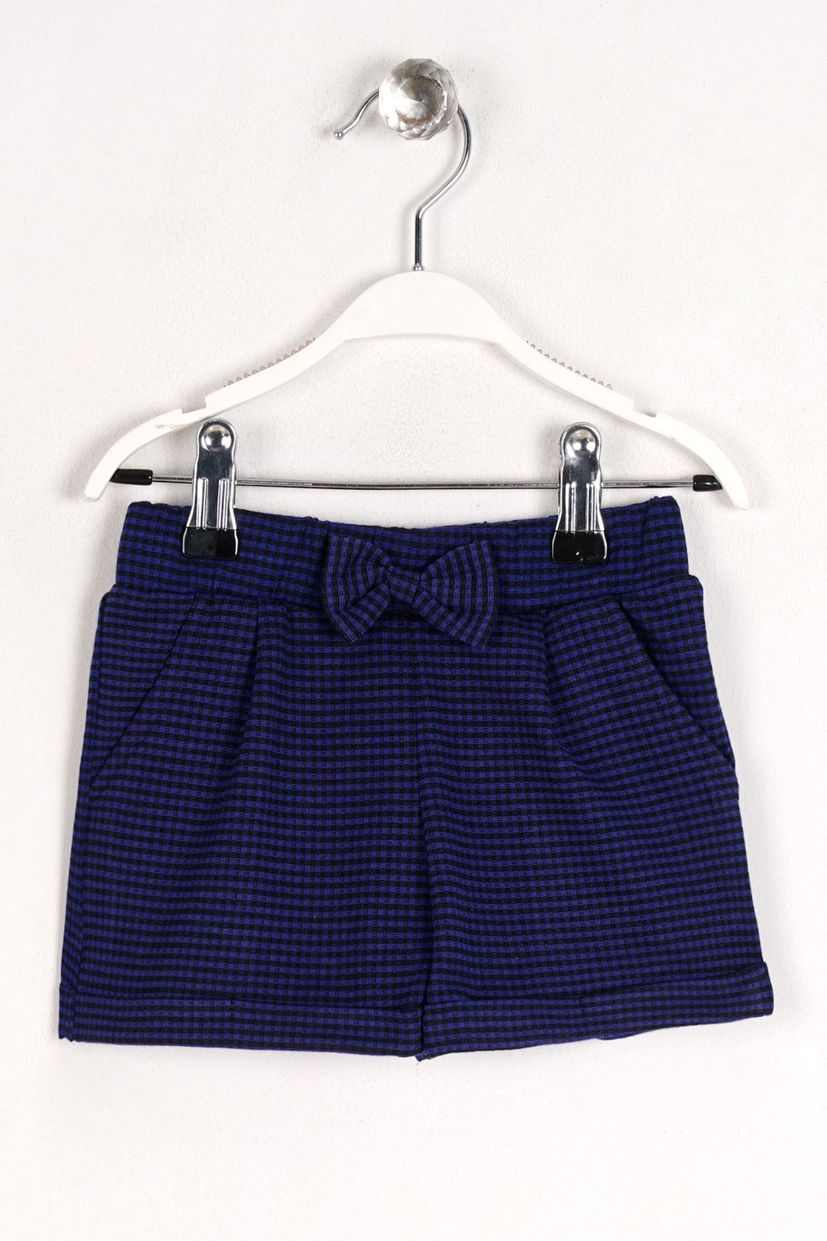 Acar 523013 Kız Cocuk 2-5 Yas Pitikareli Fiyonklu Sort