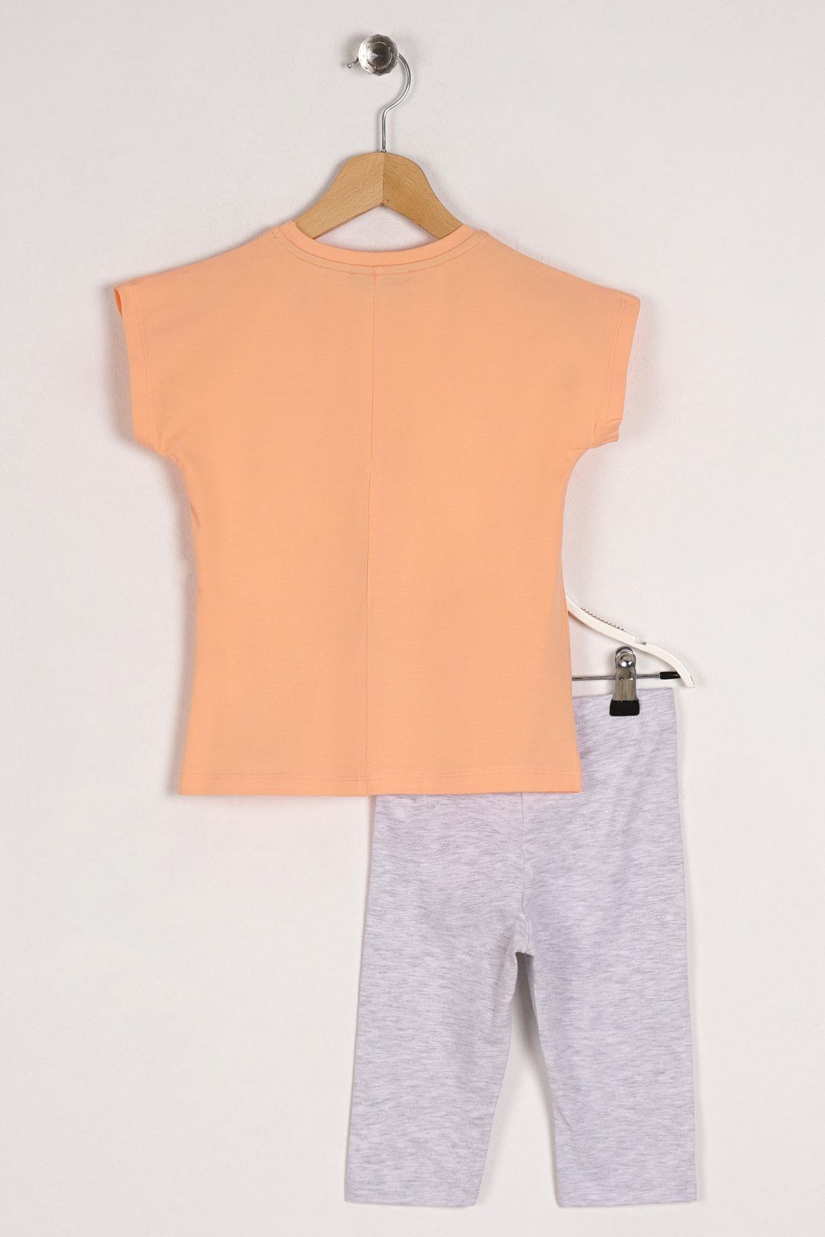 Acar 623078 Kız Cocuk 6-9 Yas Lıttle Thıng Colled Love Baskılı Taytlı Takım