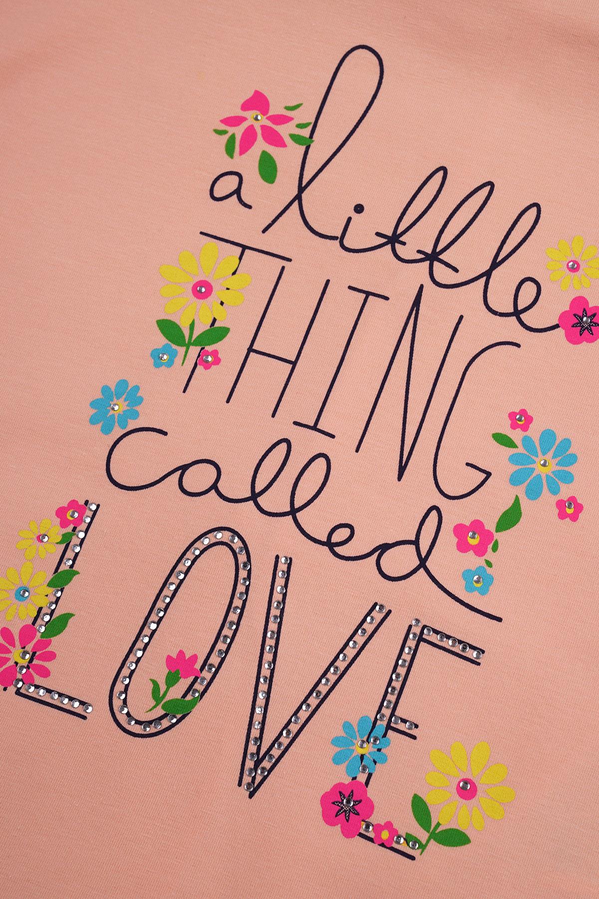 Acar 623078 Kız Cocuk 6-9 Yas Lıttle Thıng Colled Love Baskılı Taytlı Takım