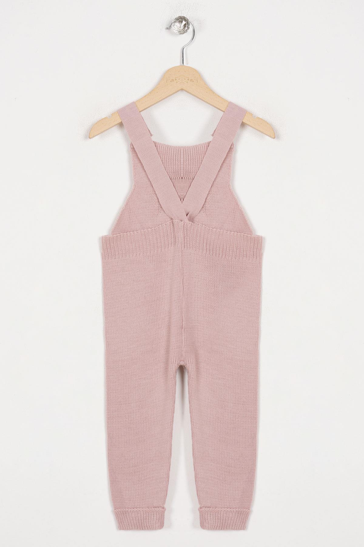 Acar 6020 Unısex 1-5 Yas Askısı Düğmeli Önü AyıcıkLı Pantolonlu Salopet