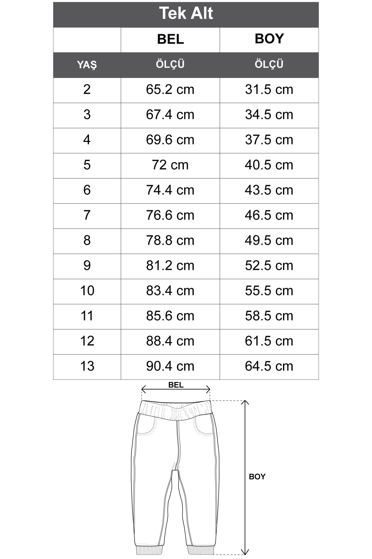 Lastık Pacalı Cagla Yesil Renk Kız Çocuk Esofman Tek Alt
