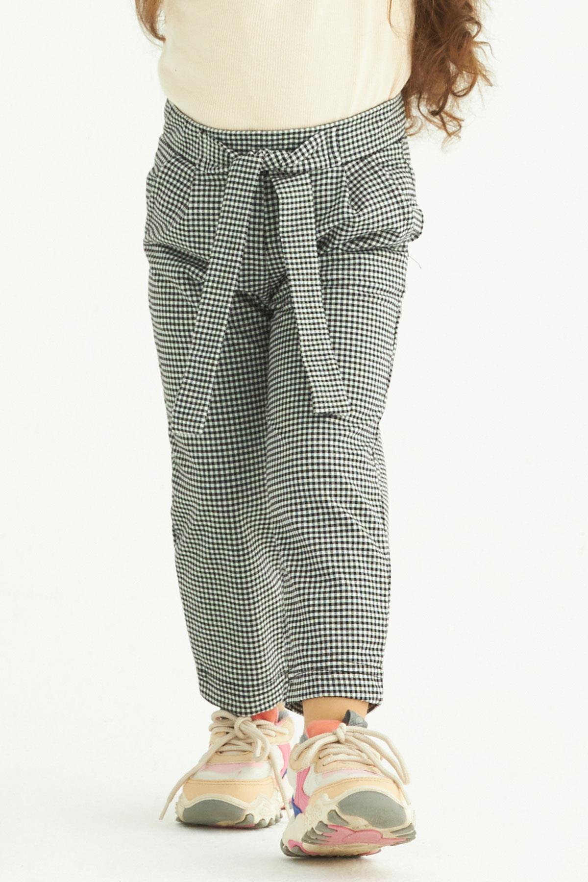 Kız 2-5 Yaş Kuşaklı Pantolon